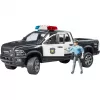 Mängupolitseipikap BRUDER RAM 2500 Police 02505 – mõõtkavas mudel, mängusõiduk