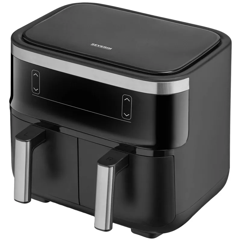 Kuumaõhufritüür Severin FR 2453 Double 3,25 L 2850 W Must Hõbedane