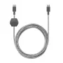 USB-C–USB-C kaabel Native Union Anchor kaabel 1,8 m must valge