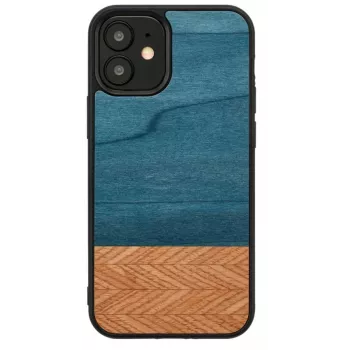 Man & Wood telefoniümbris iPhone 12 mini jaoks – denim must