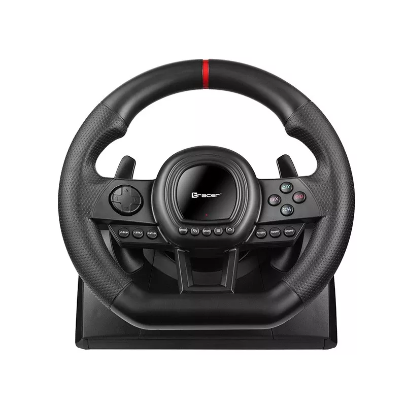 Manuaalkäigukasti vahetaja TRACER TRAJOY47345 — juhtmega 6-ühes simracing-kontroller, 1,8 m kaabel, must, ergonoomiline libisemiskindel käepide, 270° pöörlemine