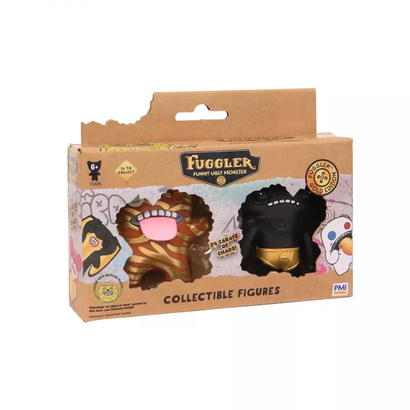 Action figuurid 2‑Pack p.m.i kids world FUGGLER S3 Gold Edition assorted