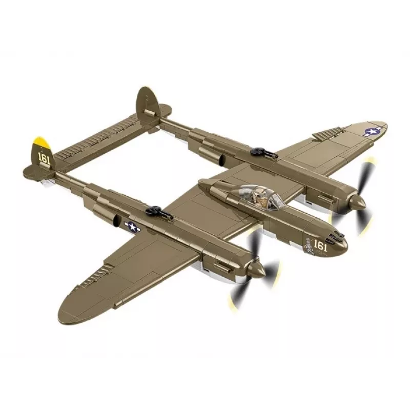 Cobi ehitusklotsid Lockheed P-38H Lightning komplekt 5763 — mudelikomplekt, kogutav lennukimudel