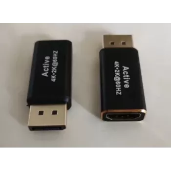 DisplayPort–HDMI-adapter MicroConnect MC-ITH-DP1.2-HDMI — DisplayPort (isane) HDMI-le (emane), 4K tugi