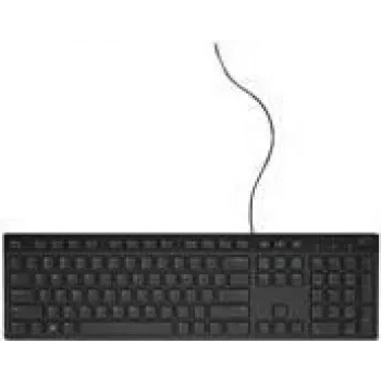 Juhtmega USB-chiclet-klaviatuur Dell QuietKey PPJHH, UK paigutus