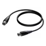 PROCAB CLA901/3 helikaabel 3 m XLR (3-pin) Must, Hall