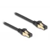 DeLOCK RJ45 Cat.6A võrgukaabel isane-isane S/FTP 0,3m must