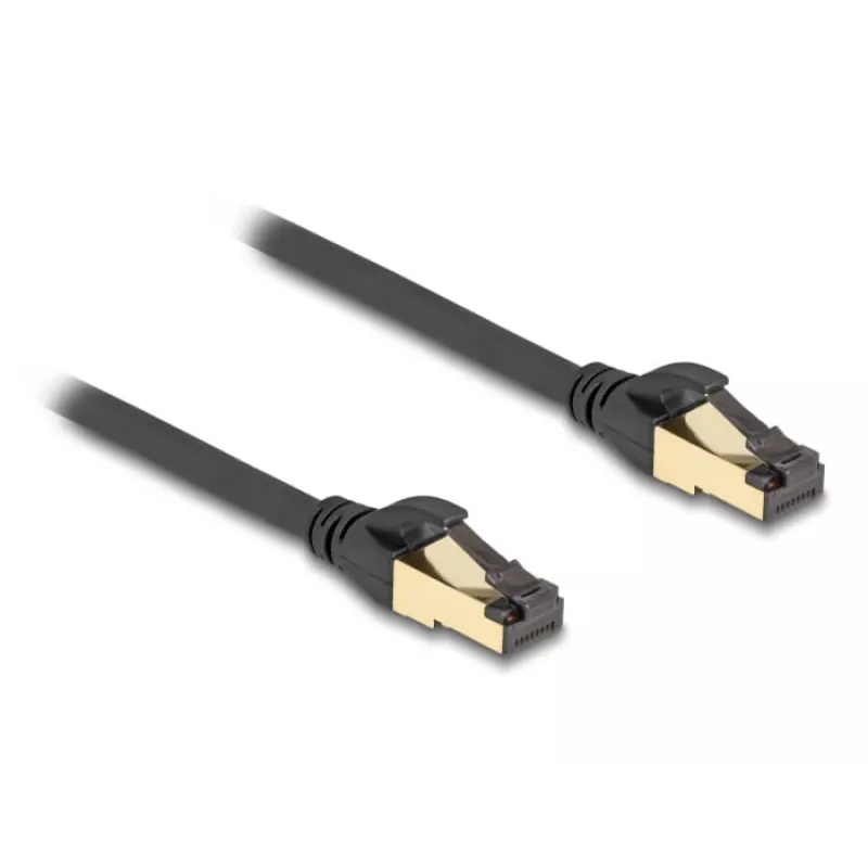 DeLOCK RJ45 Cat.6A võrgukaabel isane-isane S/FTP 0,3m must