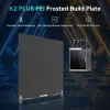 Ehitusplaat Creality K2 Plus PEI Frosteeritud 400×400 mm — vahetatav trükiplaad