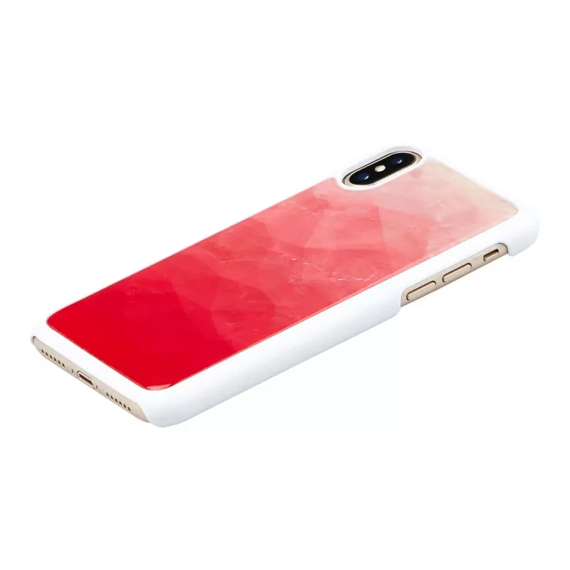 iKinsi telefoniümbris iPhone XS/iPhone X jaoks — Pink Lake Valge kaitsekate