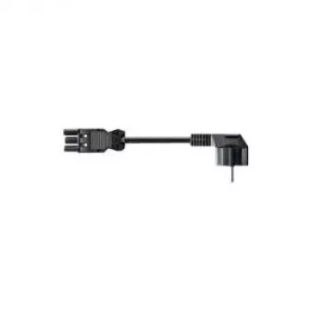 Kaabel Bachmann H05VV-F 3G 1,5 mm² 1,5 m Must CEE7/4 GST18/3