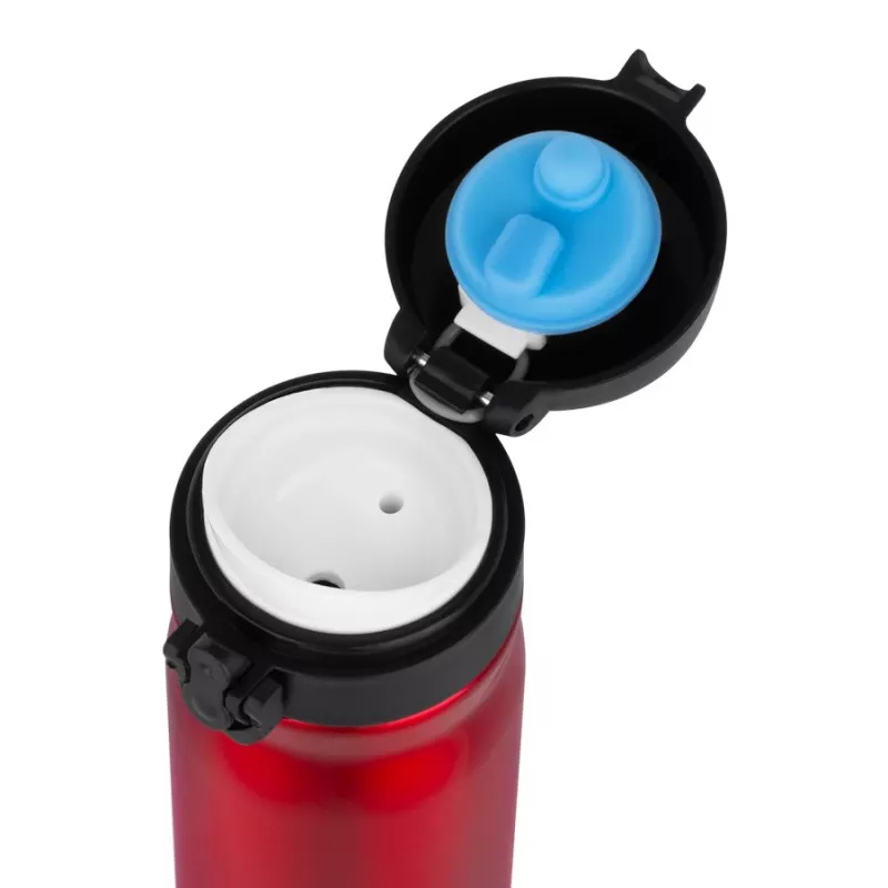 Termopudel NOVEEN TB825 400 ml — isoleeritud roostevabast terasest jooginõu, punane