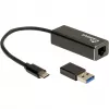 Etherneti adapter Inter-Tech IT-732 2500 Mbit/s USB USB-C juhtmega