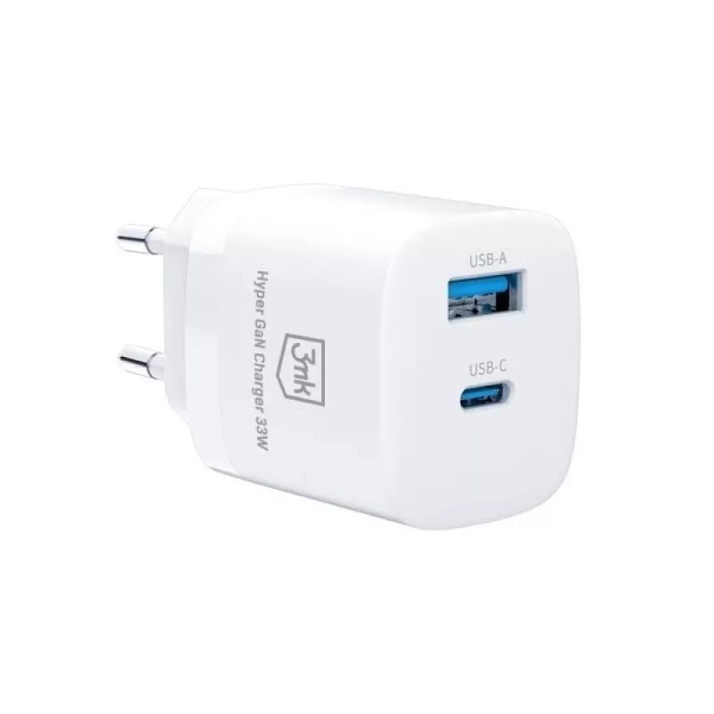 Laadija 33W GaN PD 1xUSB-A+1xUSB-A