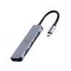 Dokkimisjaam GEMBIRD A-CM-COMBO6-02 — juhtmega USB 3.2 Gen 1 USB-C, HDMI, 1x USB-A, 2x USB 2.0, SD/MicroSD (≤128 GB), hall