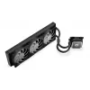 Vedelikjahutuskomplekt ENDORFY Navis F360 ARGB Must — 360 mm radiaator, 3x 120×25 mm ventilaatorit, 250–1800 p/min, pump 1600–2600 p/min, LGA 1700/AM5/AM4 tugi