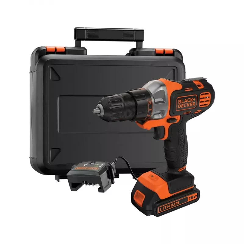 Black & Decker MT218K-QW võnkuv mitmeotstarbeline tööriist Must, Oranž 8500 OPM