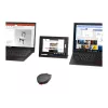 Lenovo Go mitme seadme hiir kontorile, kahekäeline, RF-juhtmevaba + Bluetooth, optiline, 2400 DPI