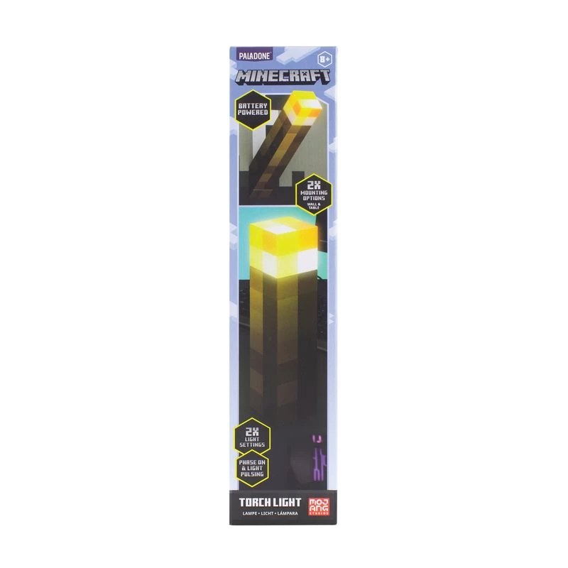 Lauavalgusti Paladone Torch Light PP9202MCFV3 Minecraft disain patareitoitega
