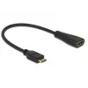 HDMI-kaabel DeLOCK 0,23 m mini-HDMI/HDMI