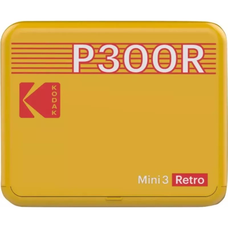 Printer Kodak Mini 3 Square Retro Pass Photo Printing Technology kollane