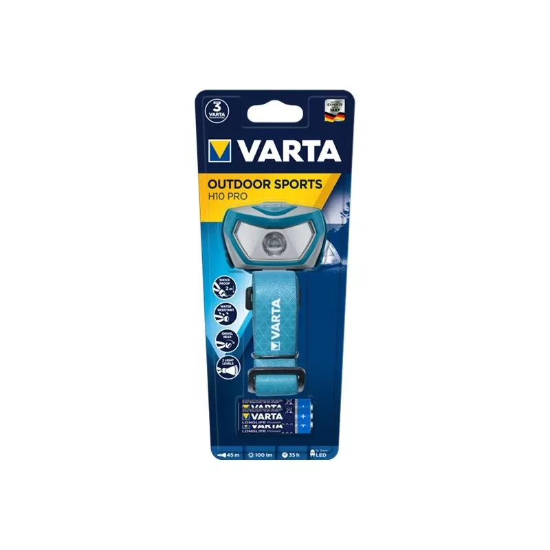 Pealambi taskulamp Varta 16650 101 421 Aqua värvi