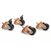 Rattad (castor wheels) Digitus DN-19 CASTOR-OR must pronks 250 kg