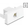 DELOCK RJ12 moodulpistik 6P6C UTP valge 90898