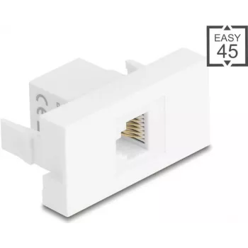 DELOCK RJ12 moodulpistik 6P6C UTP valge 90898