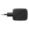 AC indoor fast charger Belkin WCH020kqBK, 2× USB-C, universal compatibility, power protection, Must