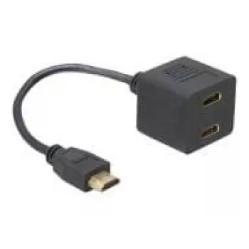 HDMI-adapter DeLOCK 65056 0,2 m isane 2x emasesse