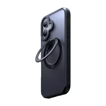 Kaitseümbris Mcdodo PC-4930 MagSafe iPhone 16 jaoks koos sisseehitatud alusega, must