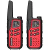 Kaasaskantav raadiosaatja Baofeng BF-T25E — 16 kanalit, 0,5 W, Li-Ion 1400 mAh, komplekt 2 tk (punane)