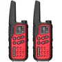 Kaasaskantav raadiosaatja Baofeng BF-T25E — 16 kanalit, 0,5 W, Li-Ion 1400 mAh, komplekt 2 tk (punane)