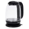 Mesko | Veekeetja | MS 1302b | Elektriline | 2200 W | 1,7 L | Klaas | 360° pöörlev alus | Must