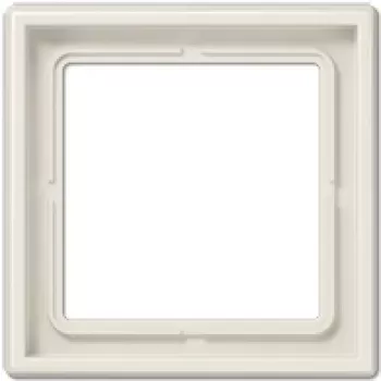 Seinalüliti katteplaat JUNG LS 981 W Ivory — kruvideta duroplastist kate, 81×81 mm