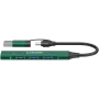 CANYON jaotur DS-02 4in1 USB-A/C Roheline