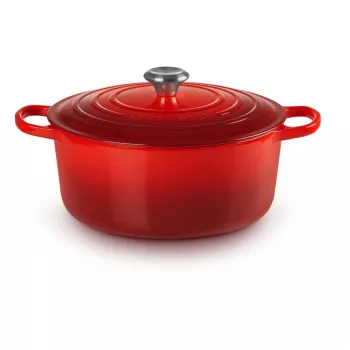 Le Creuset Signature 6,7 L ümmargune punane
