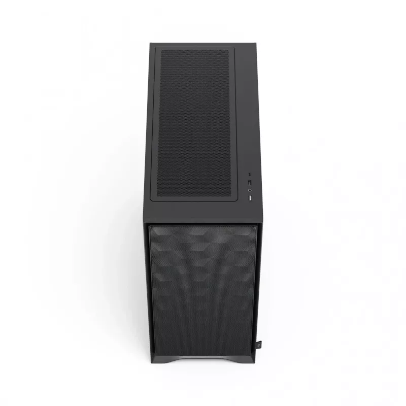 PC korpus Fractal Design Pop 2 Air Must TG Midi Tower — ATX, 3x 120 mm esiventilaatorit, toetab 2,5-tolliseid ja 3,5-tolliseid draive