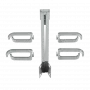 LogiLink - riiulikaabli halduslatt - Helehall, RAL 7035 - 1U - 48,3 cm (19 tolli)