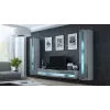 Cama TV-alus VIGO uus 30/180/40 valge/hall läikiv