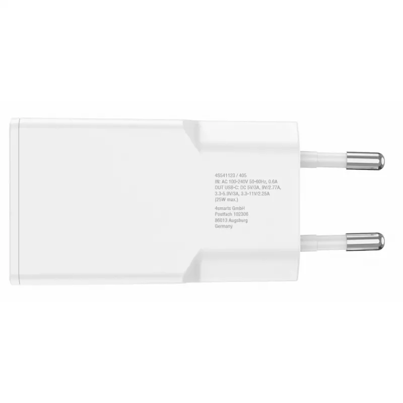 Laadija 4smarts 541123 Indoor vahelduvvoolu kiirlaadimine nutitelefon tahvelarvuti valge