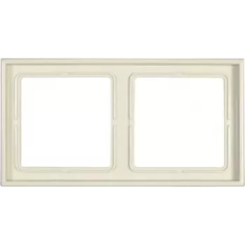 JUNG LS 982 W Raam 2-kohaline Elevandiluu Kruvideta Duroplast 81x152 mm