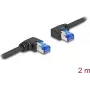 DeLOCK võrgukaabel RJ45 Cat.6A S/FTP 2m Must