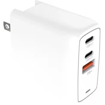 Laadija Creative Labs 67W GaN 1x USB-A 2x USB-C PD — 67W koguväljund, GaN tehnoloogia