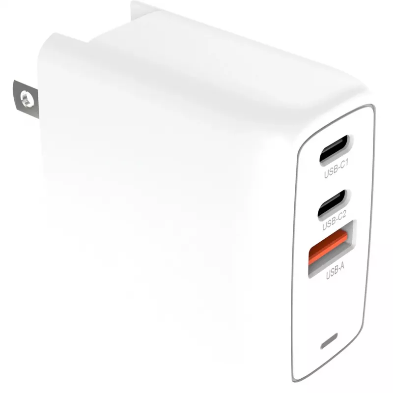 Laadija Creative Labs 67W GaN 1x USB-A 2x USB-C PD — 67W koguväljund, GaN tehnoloogia