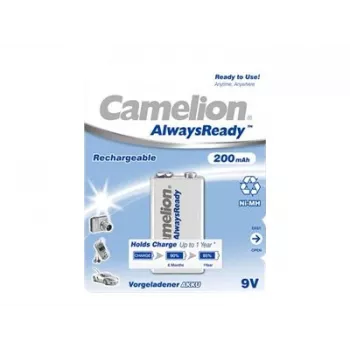 Camelion | 9V/6HR61 | 200 mAh | AlwaysReady laetavad patareid Ni-MH | 1 tk
