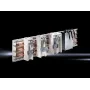 Power bar Rittal Mini-PLS Geräteadapter 0,16 m, 3-pooluseline, 25 A, 690 V, polüamiidkorpus, valge