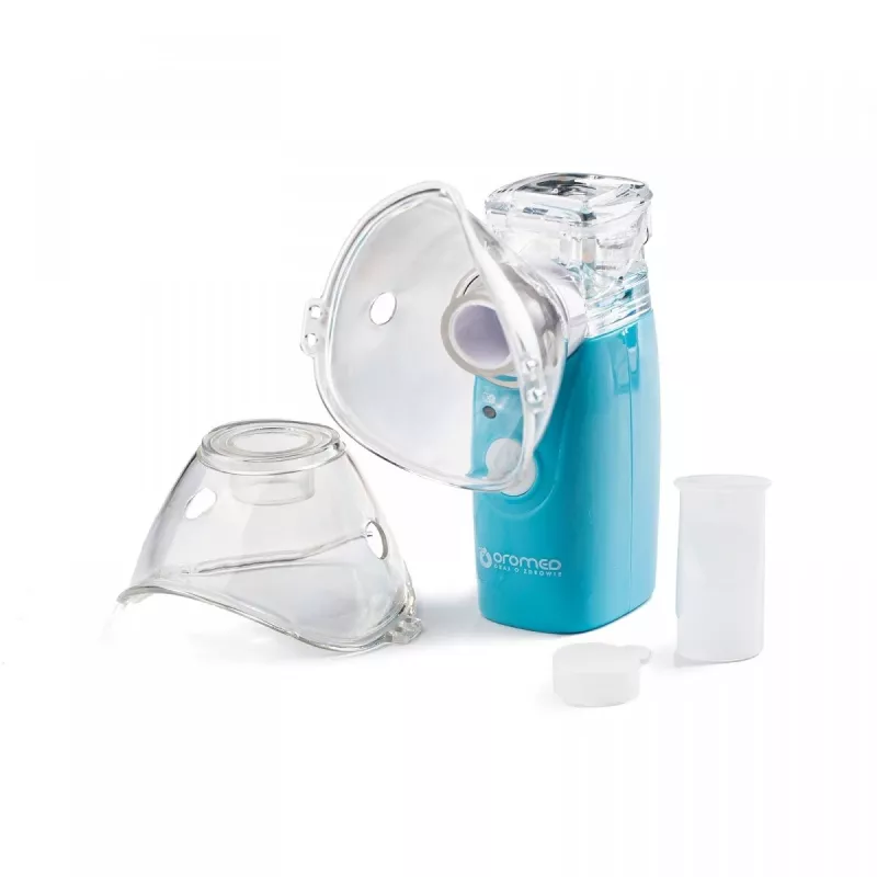 Auruinhalaator HI-TECH MEDICAL ORO-MESH patareitoitel sinine valge