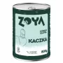 Märg koeratoit ZOYA Duck 800 g purk — täisväärtuslik täiskasvanud koera toit, 75% niiskus, 10,5% valk, 7,5% rasv